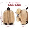 Perletti Bear Belly backpack with plush toy 26cm