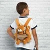 Perletti Benji Bear reversible backpack with plush toy 25cm
