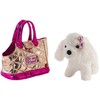 Perletti Hand bag + plush golden Didi dog 28cm