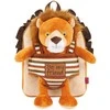 Perletti Lenny Lion reversible backpack with plush toy 25cm