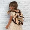 Perletti Max Monkey reversible backpack with plush toy 25cm