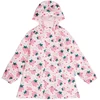 Perletti Strawberries raincoat with expandable back M