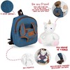 Perletti Tiara Unicorn backpack with plush toy 26cm