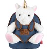 Perletti Tiara Unicorn backpack with plush toy 26cm