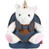 Perletti Tiara Unicorn backpack with plush toy 26cm