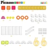 Picasso Tiles Magnetic marble circuit 60pcs