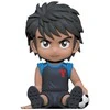 Plastoy Captain Tsubasa Kojiro Hyuga money box figure 18cm