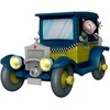 Plastoy Gaston Taxi Fiat 509 money box figure 15cm