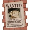 Plastoy One Piece Wanted Zoro money box figure 16cm