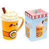 Puckator Foodiemals Latte pumpkin mug with lid 325ml