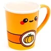 Puckator Foodiemals Latte pumpkin mug with lid 325ml