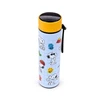 Puckator Peanuts Snoopy &amp; Woodstock thermos stainless steel bottle thermometer 450ml