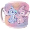 Pyramid Disney Angel &amp; Stitch Mug with teddy bear cover 440ml