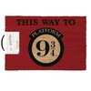 Pyramid Harry Potter This Way To Platform 9 3/4 durų kilimėlis | 60x40cm