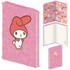 Pyramid Hello Kitty My Melody A5 plush notebook