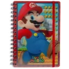 Kids Licensing Piramidės formos užrašų knygelė „Super Mario“ – Mario, lęšinis, laidinis, A5