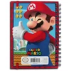 Kids Licensing Piramidės formos užrašų knygelė „Super Mario“ – Mario, lęšinis, laidinis, A5