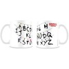 Pyramid Stranger Things Alphabet mug