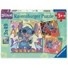 Ravensburger Dėlionė 3x49 vnt. - Disney Stičas