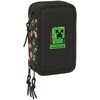 Safta Minecraft triple pencil case 37pcs
