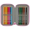 Safta Barbie Ballet triple pencil case 37pcs