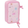 Safta Barbie Ballet triple pencil case 37pcs