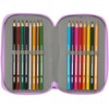 Safta Demon Hunters Kpop Artist triple pencil case 37pcs