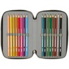Safta Demon Hunters Kpop Huntrix triple pencil case 37pcs