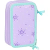 Safta Trigubas penalas Frozen Spirit Alyvinė 12,5 x 19,5 x 5,5 cm 37 Dalys