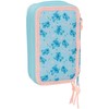 Safta Disney Stitch Ohana triple pencil case 37pcs
