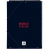 Safta Papkė su skyriais F.C. Barcelona Tamsiai mėlyna A4