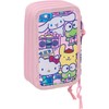Safta Hello Kitty & Friends triple pencil case 37pcs
