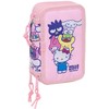 Safta Hello Kitty & Friends triple pencil case 37pcs