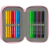 Safta Hello Kitty & Friends triple pencil case 37pcs