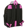 Safta Kpop Demon Hunters Negra double backpack
