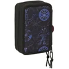 Safta Mokyklinis penalas su priedais Spider-Man Attack Juoda 12,5 x 19,5 x 5,5 cm 37 Dalys