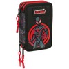 Safta Marvel Spiderman Miles Morales triple pencil case 37pcs