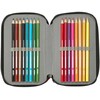 Safta Minecraft Graffiti triple pencil case 37pcs