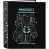 Safta Minecraft Screen A4 cardboard 4 rings binder