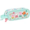 Dvigubas penalas Peppa Pig Cosy corner Šviesiai mėlyna (21 x 8 x 6 cm)