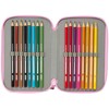Safta Snoopy triple pencil case 37pcs