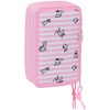 Safta Snoopy triple pencil case 37pcs