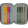Safta Star Wars Mandalorian & Grogu triple pencil case 37pcs
