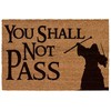 Sd Toys The Lord of the Rings You Shall Not Pass doormat
