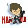 Star Wars Hans Solo 3D Light FX mini lamp