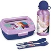 STOR Pikniko rinkinys Mickey Mouse Fun-Tastic Sumuštinių keptuvė 400 ml Prietaisai Butelis Aliuminis