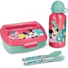 Stor Kombinacija pietų dėžutė + gertuvė + įrankiai - MINNIE - Rožinė - Stačiakampė - Vaikams - Tinka indaplovėms