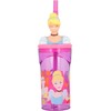 STOR Princesė 3D puodelis su šiaudeliu 360 ml