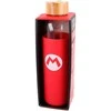 STOR Nintendo Super Mario Bros silicone cover glass bottle 585ml