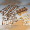 Studio Ghibli Castle in the Sky Goliath Flying Battleship Airshit modelis kit